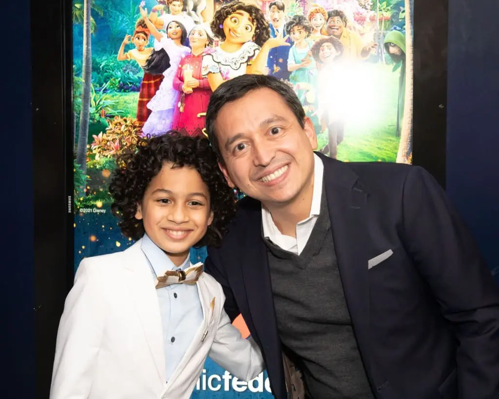 voice actor from encanto and HF Gala 2021 attendee