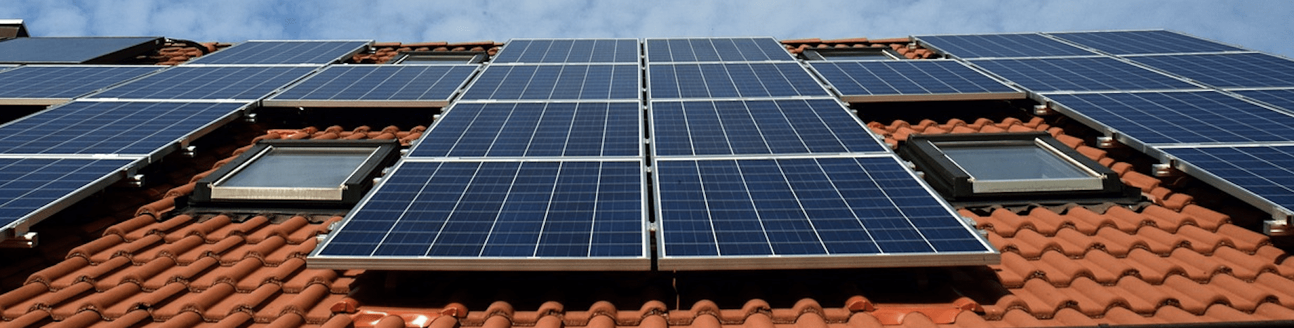 solar panels on house